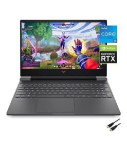 HP (Upgraded Version) Victus â€Ž15 Gaming Laptop With 15.6-Inch Display, Core i5-12450H Processor/20GB RAM/1TB SSD/4GB Nvidia Geforce GTX 1650 Graphics/Windows 11 Home With Mouse Pad English Black