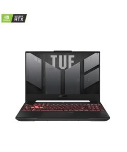 ASUS (Upgraded Version) TUF Gaming A15 FA507NU-LP031W,Gaming Laptop, AMD R7 7735HS 16GB 512GB SSD, NV RTX4050, 6GB Graphics ,WIN11 HOME, 15.6 inch FHD 1920X1080 144Hz, HD Webcam, Backlit-RGB / Mecha English/Arabic Mecha Gray
