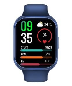 PROMATE 280 mAh Smart Watch, Premium Bluetooth 3.0 + Ble 5.2 Health Fitness Tracker With 2-Inch Tft Display, 7 Day Battery Life, 110+ Sports Modes And Ip68 Water Resistance For Iphone 14,15, Galaxy S23, Xwatch-Tf2 Blue