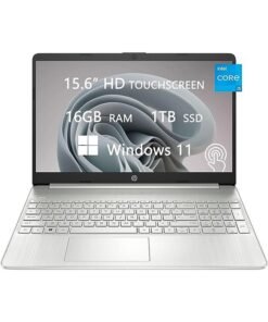HP (Upgraded Version) 2022 Touch-Screen Laptop With 15.6-Inch Display, Core i5-1135G7 Processor/16GB RAM/1TB SSD/Intel Iris XE Graphics/Windows 11/ / English/Arabic Silver