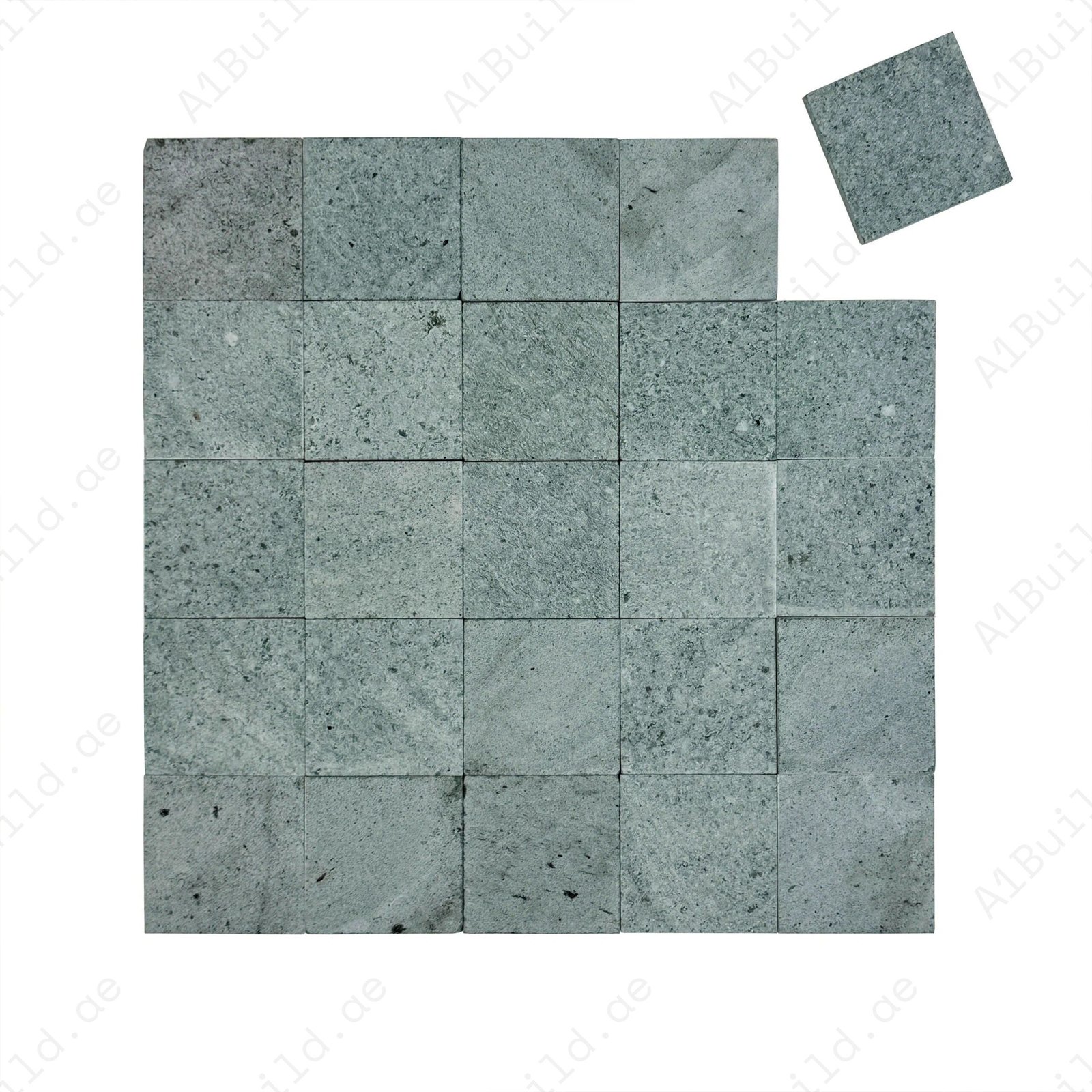 Natural Sukabumi Green Stone Mosaic - Image 2