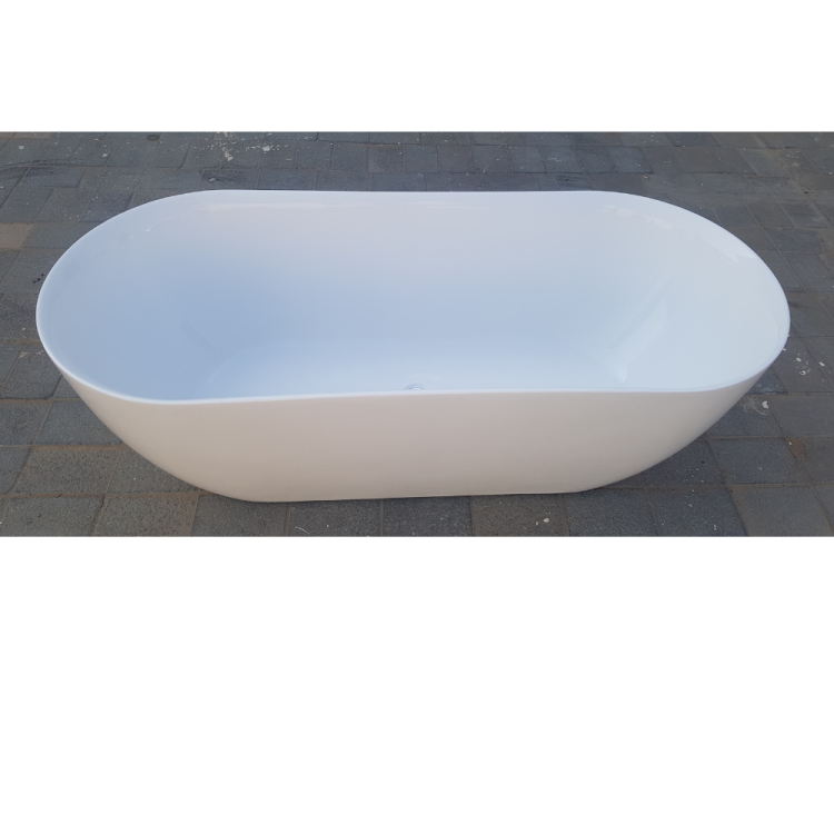 Freestanding bathtub toe top drain size 170×75 cm 150x75cm - Image 2