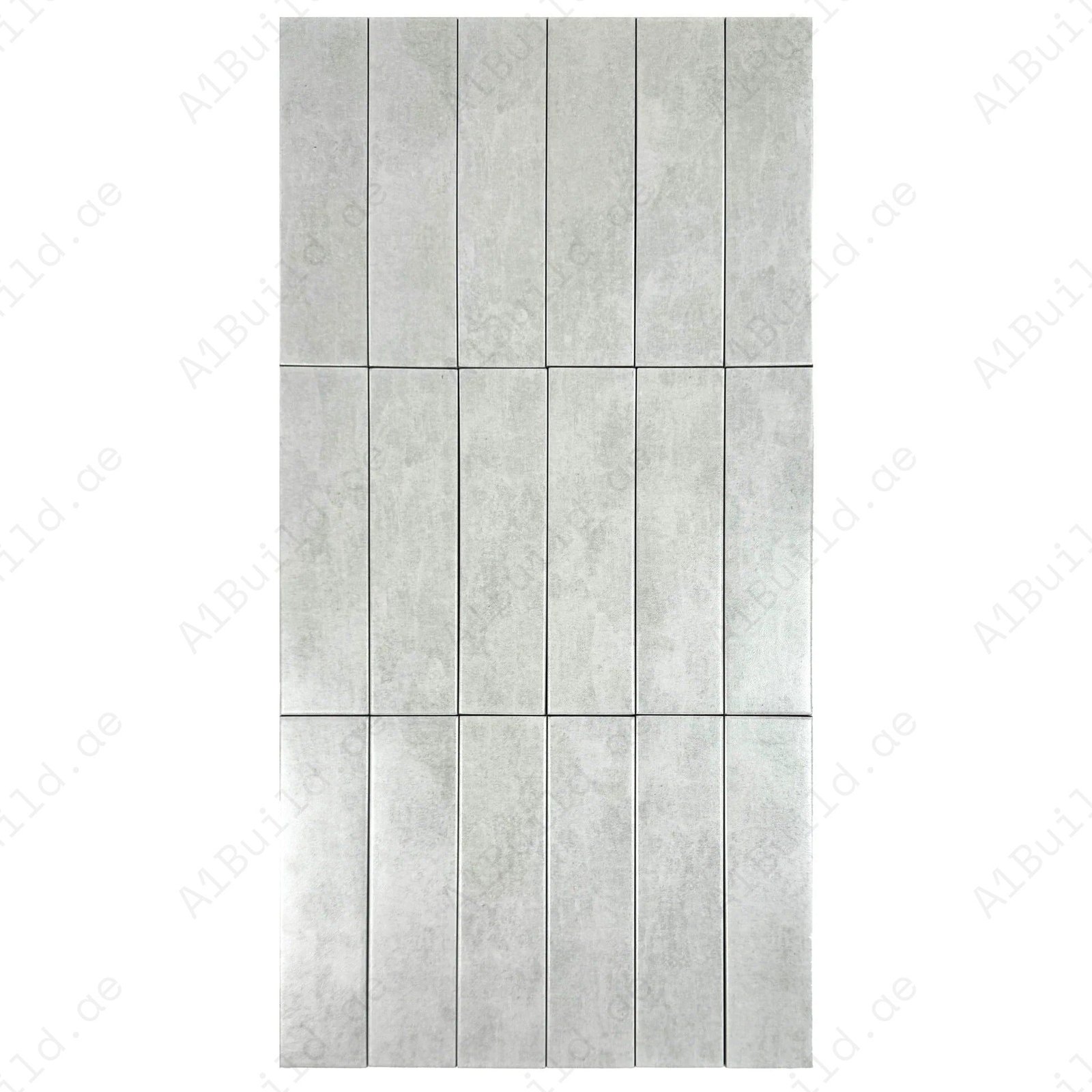 Pearl Rivar Grey Semimatte Porcelain Artisanal Tile