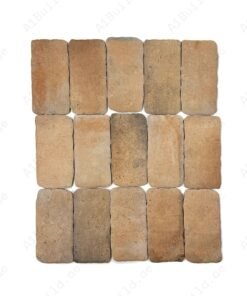 Rust Brown Matte Porcelain Artisanal Tile