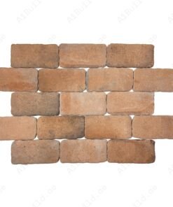 Alternative view of Rust Brown Matte Porcelain Artisanal Tile