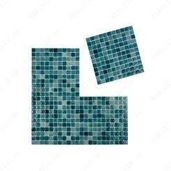 Alternative view of Regal Europe Series Saga Green Glossy Recycled Glass Mosaic