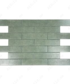Alternative view of Sage Green Semimatte Porcelain Artisanal Tile