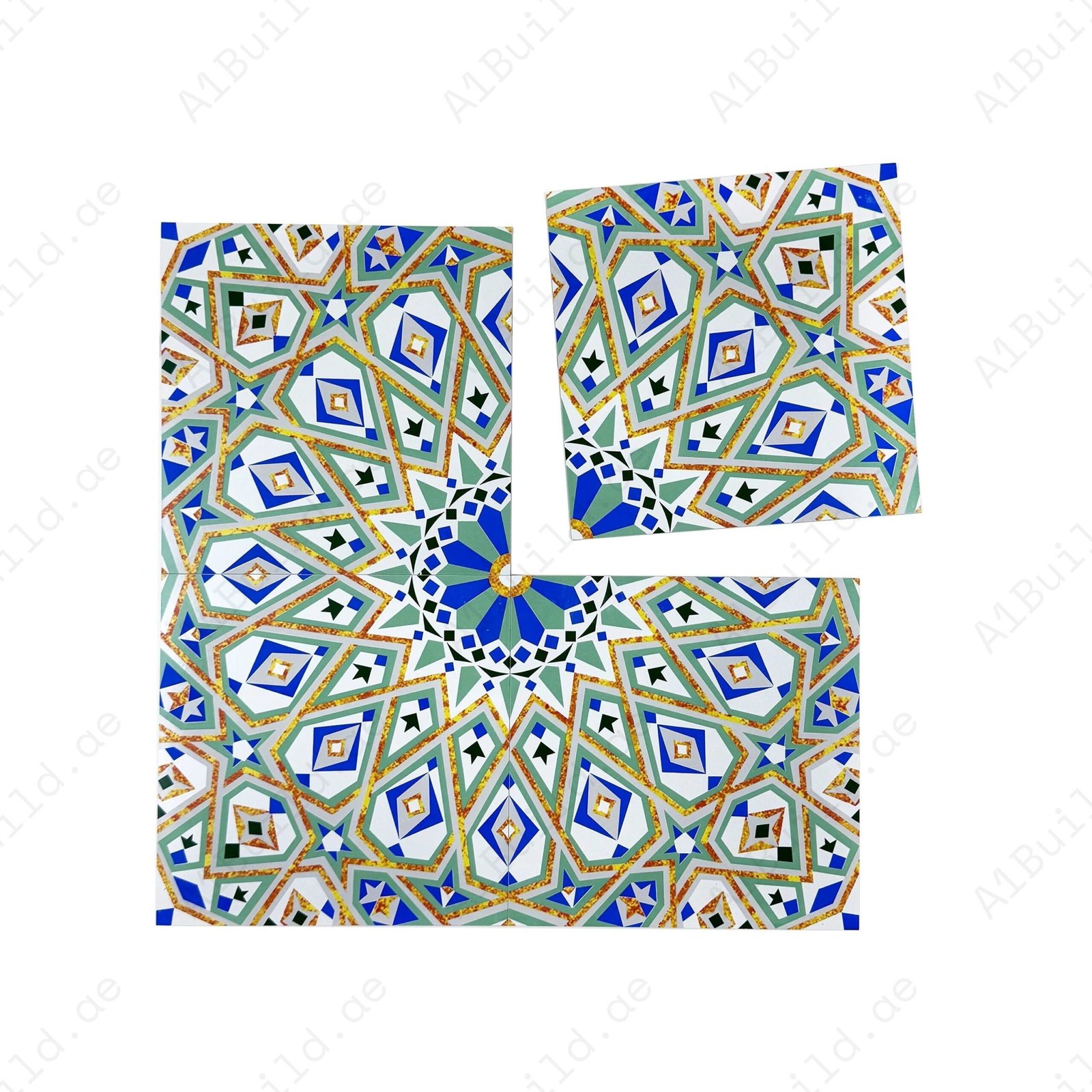 Sahara Splendor Moroccan Style Matte Ceramic Tile Pattern 304 - Image 2