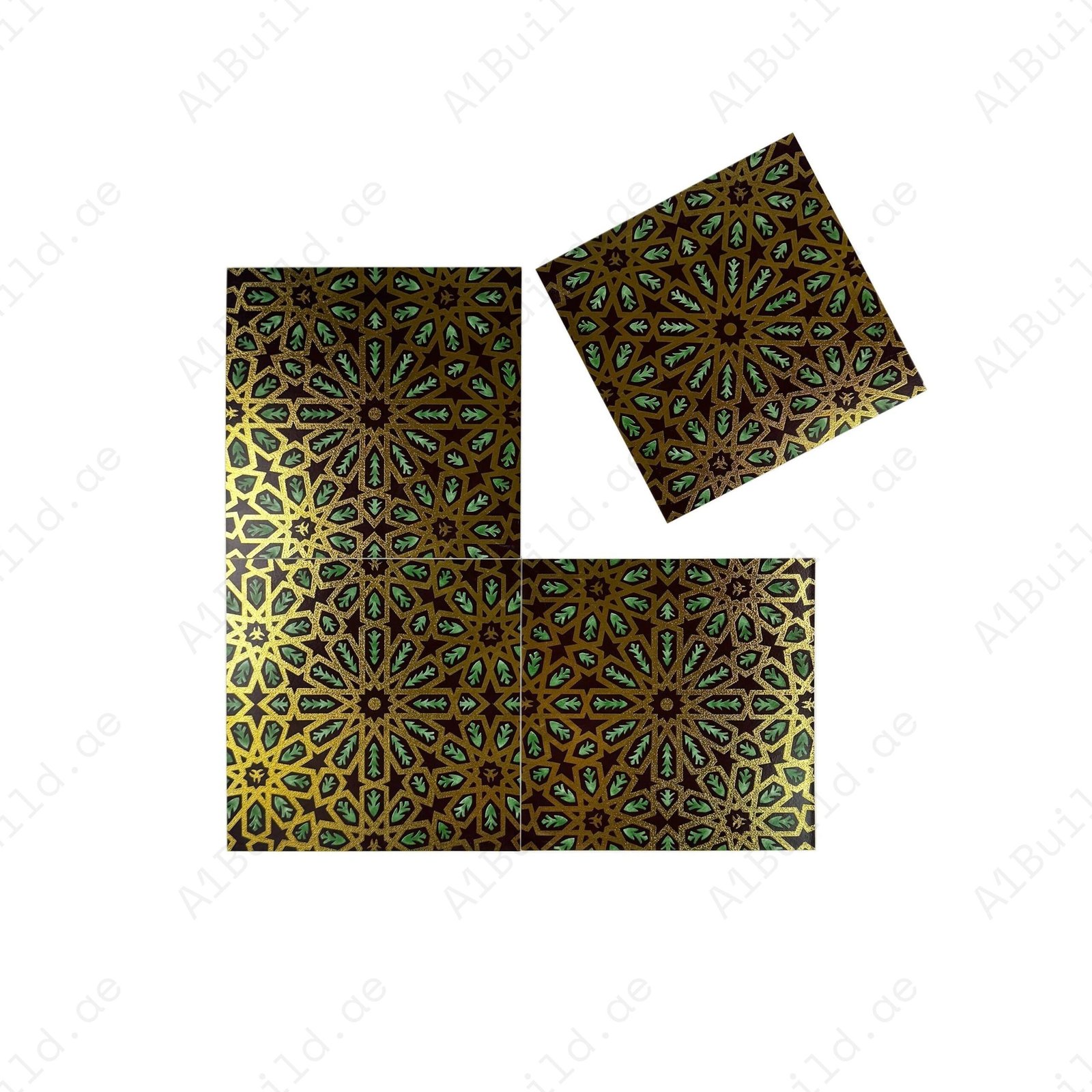 Sahara Splendor Series Moroccan Style Matte Ceramic Tile Pattern 321 - Image 2