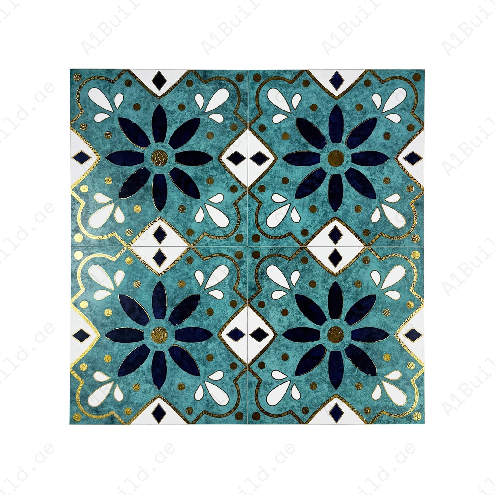 Sahara Splendor Series Moroccan Style Matte Ceramic Tile Pattern 322