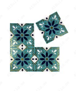 Alternative view of Sahara Splendor Series Moroccan Style Matte Ceramic Tile Pattern 322