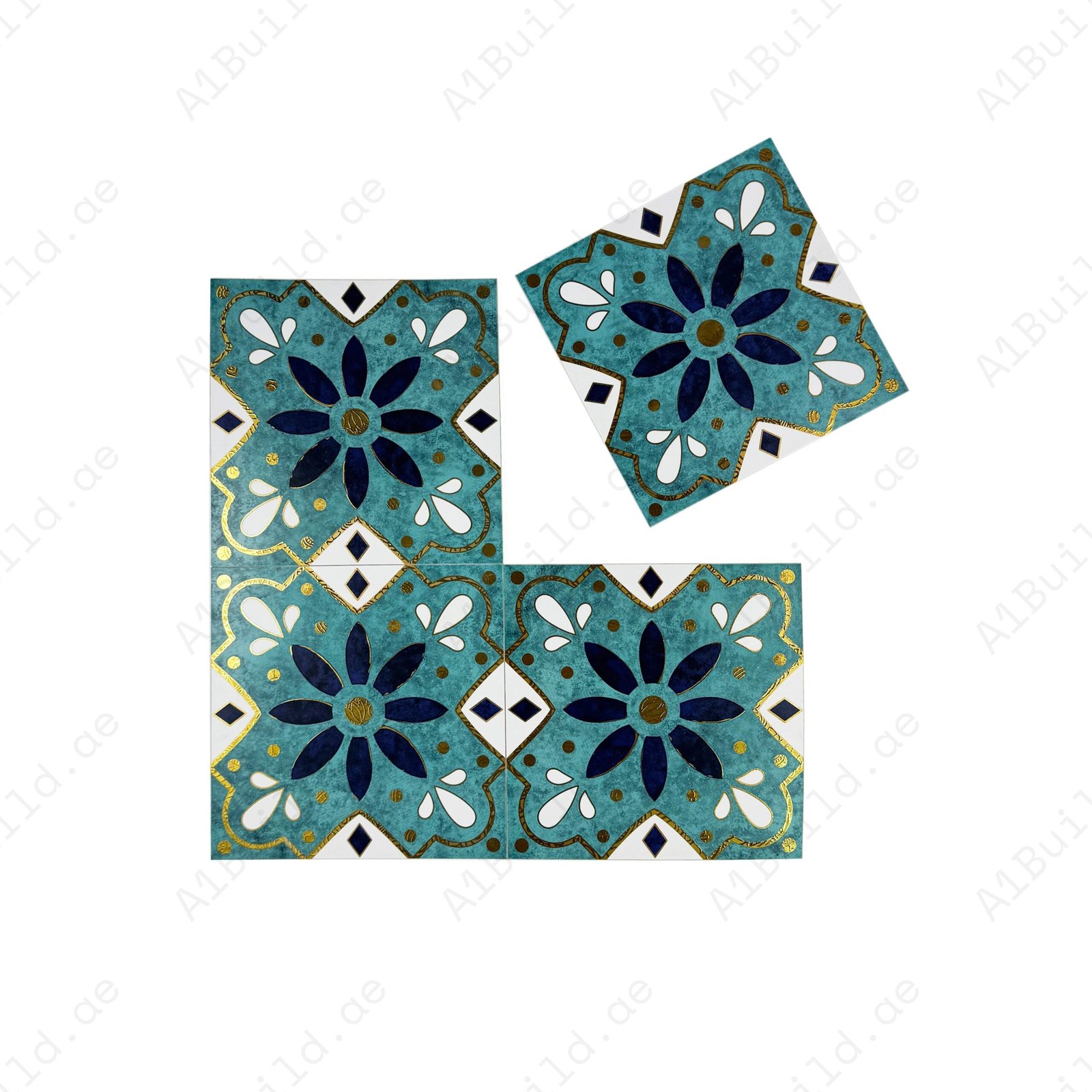 Sahara Splendor Series Moroccan Style Matte Ceramic Tile Pattern 322 - Image 2