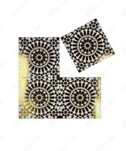Alternative view of Sahara Splendor Series Moroccan Style Matte Ceramic Tile Pattern 324