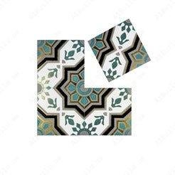 Alternative view of Sahara Splendor Series Moroccan Style Matte Ceramic Tile Pattern 326