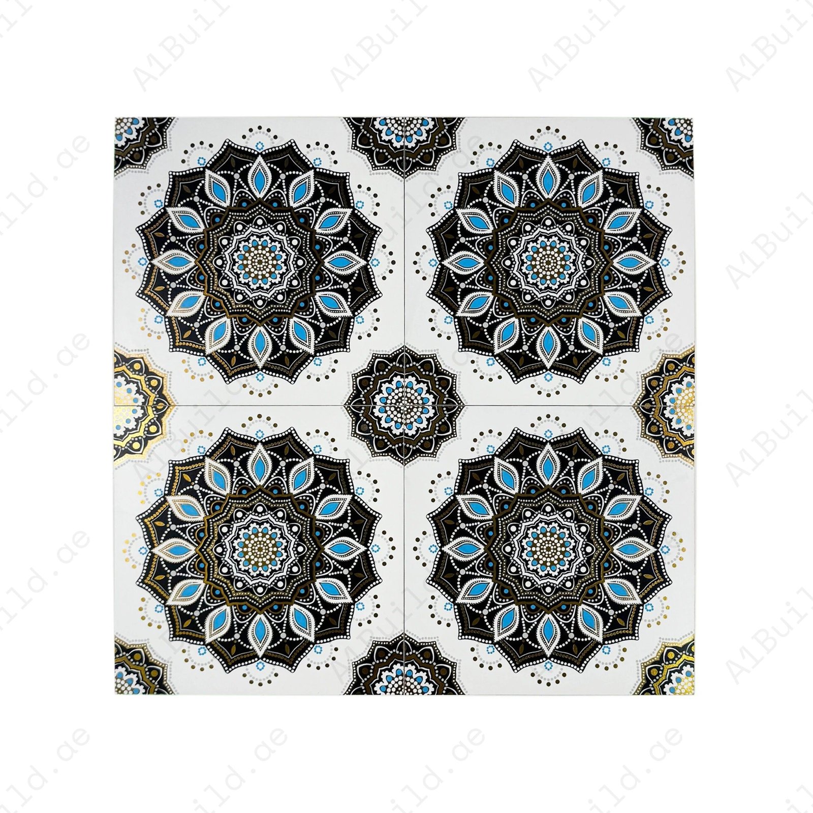 Sahara Splendor Series Moroccan Style Matte Ceramic Tile Pattern 327