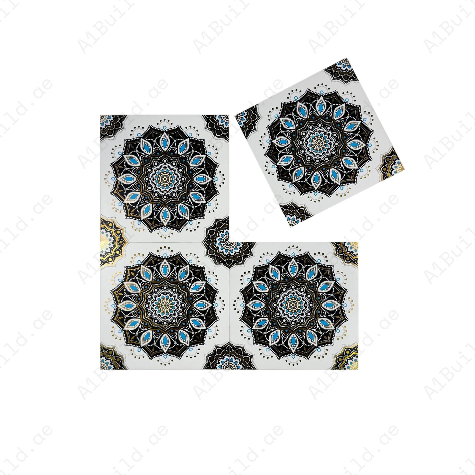 Sahara Splendor Series Moroccan Style Matte Ceramic Tile Pattern 327 - Image 2