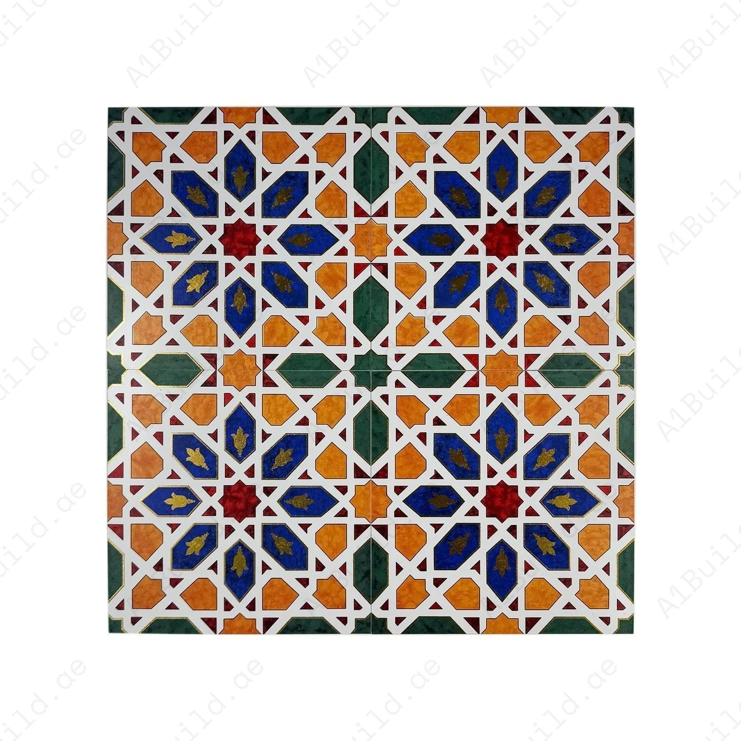 Sahara Splendor Series Moroccan Style Matte Ceramic Tile Pattern 328