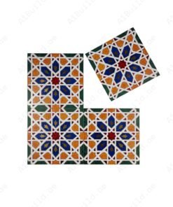 Alternative view of Sahara Splendor Series Moroccan Style Matte Ceramic Tile Pattern 328