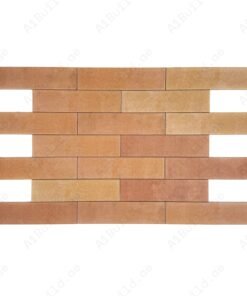 Alternative view of Sandy Brown & peachpuff Matte Porcelain Artisanal Tile
