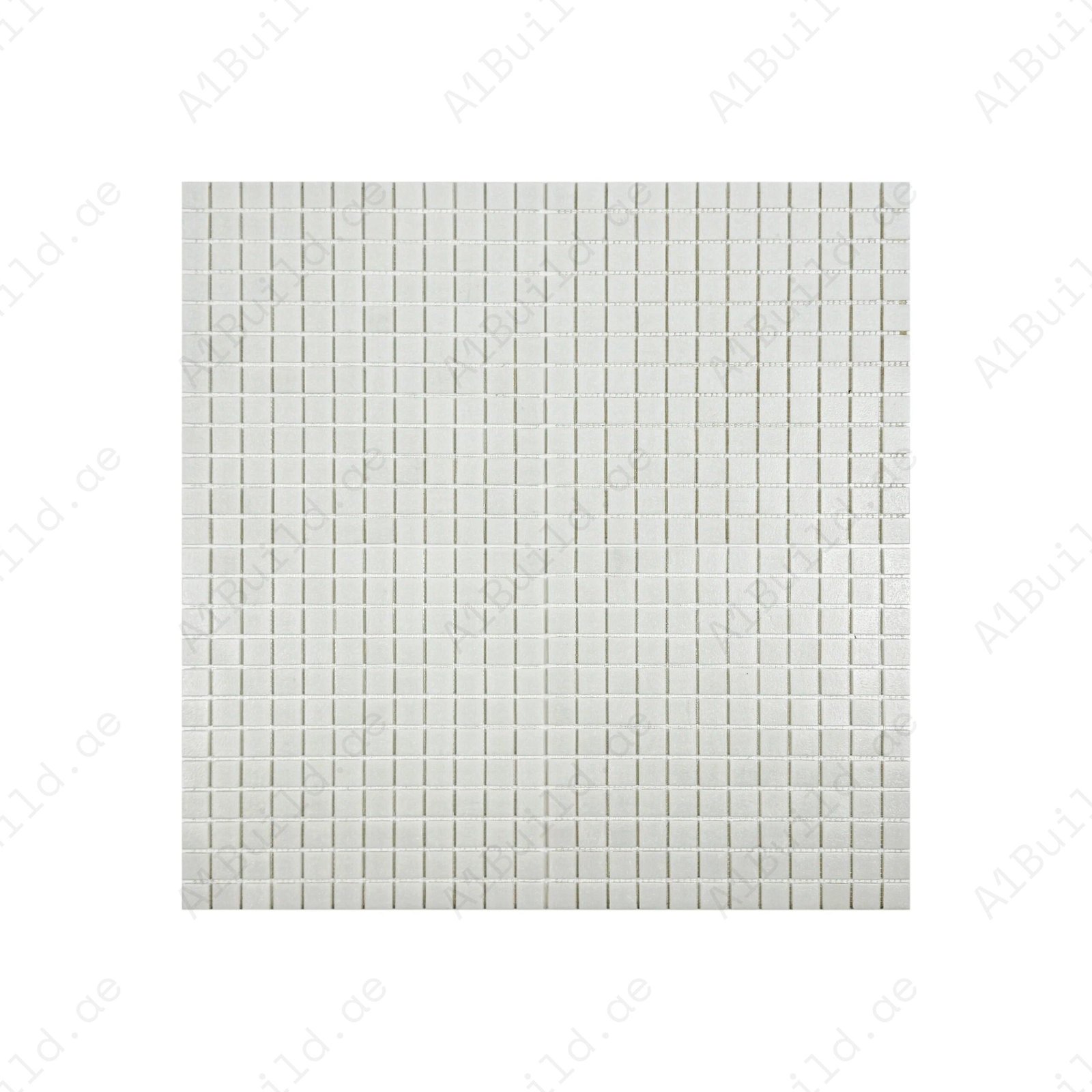 Serene Spectrum White Hot Melt Glass Mosaic