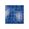 Serene Wave Baby Blue 3D Crystalline Glazed Porcelain Mosaic
