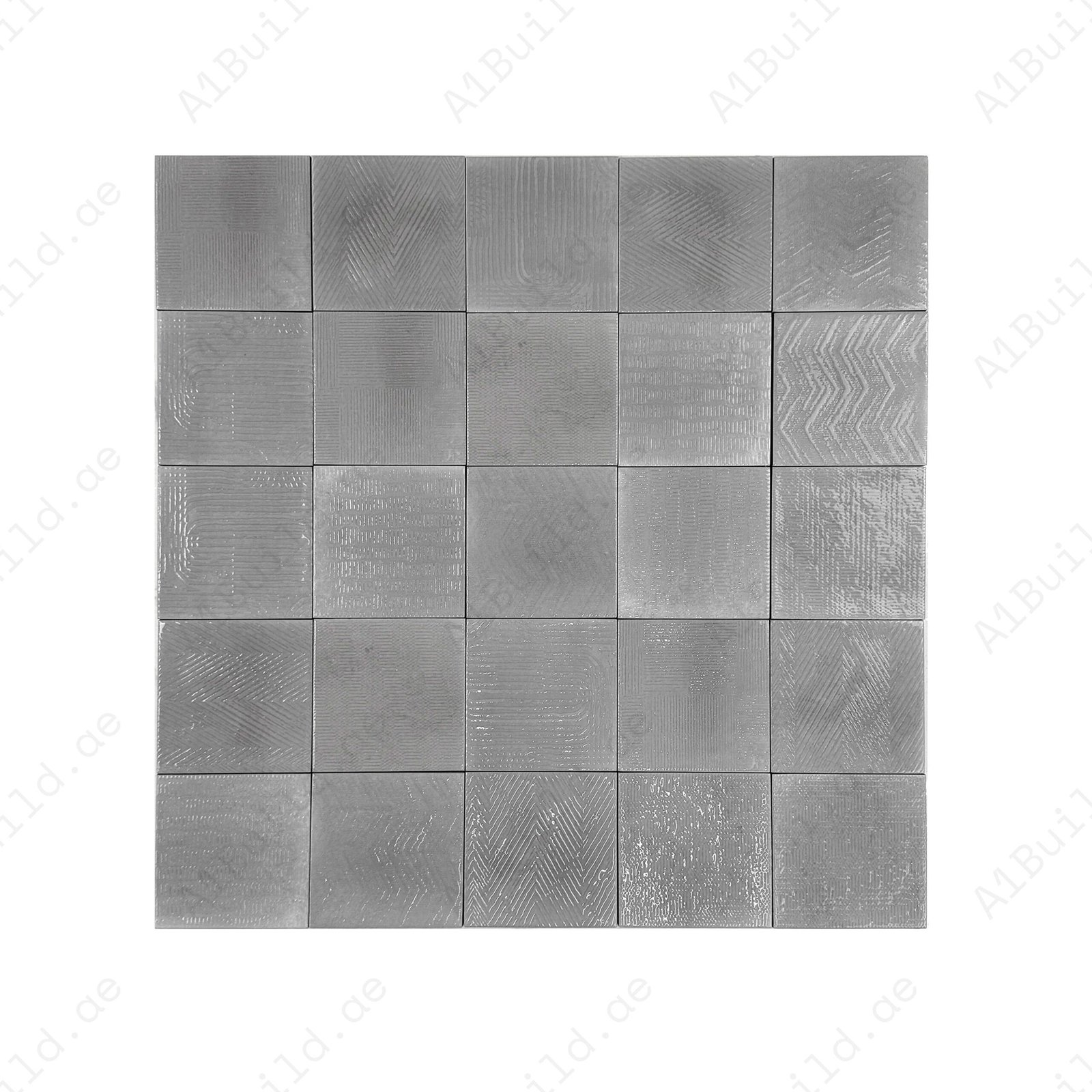 Shinny Silver Glossy Porcelain Subway Artisanal Tile