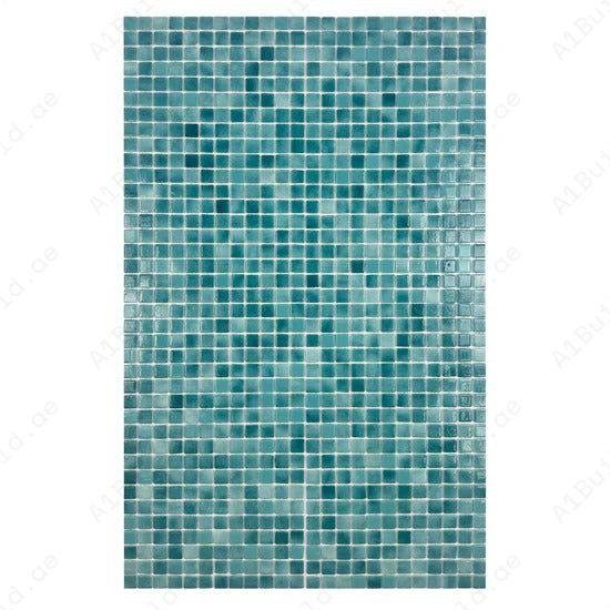 European Mosaic Series Forest Green & Flourescent Green Mixed Flourescent Glass Mosaic