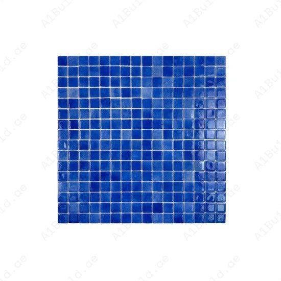 European Mosaic Series Navy Blue Recycled Glass Mosaic