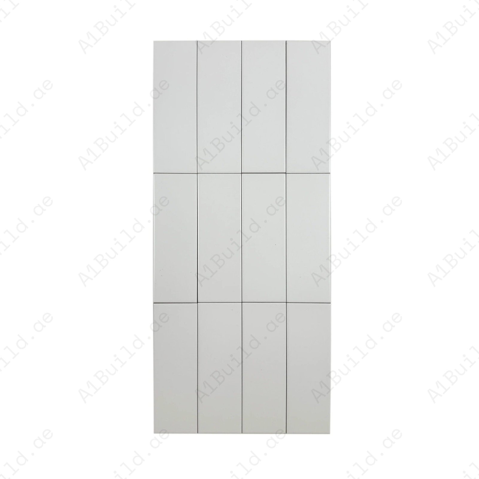Urban Luxe Series White Matt Flat Ceramic Tile