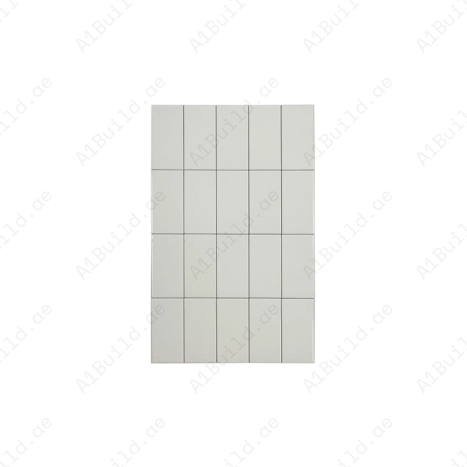 Urban Luxe Series White Matt Flat Ceramic Tile