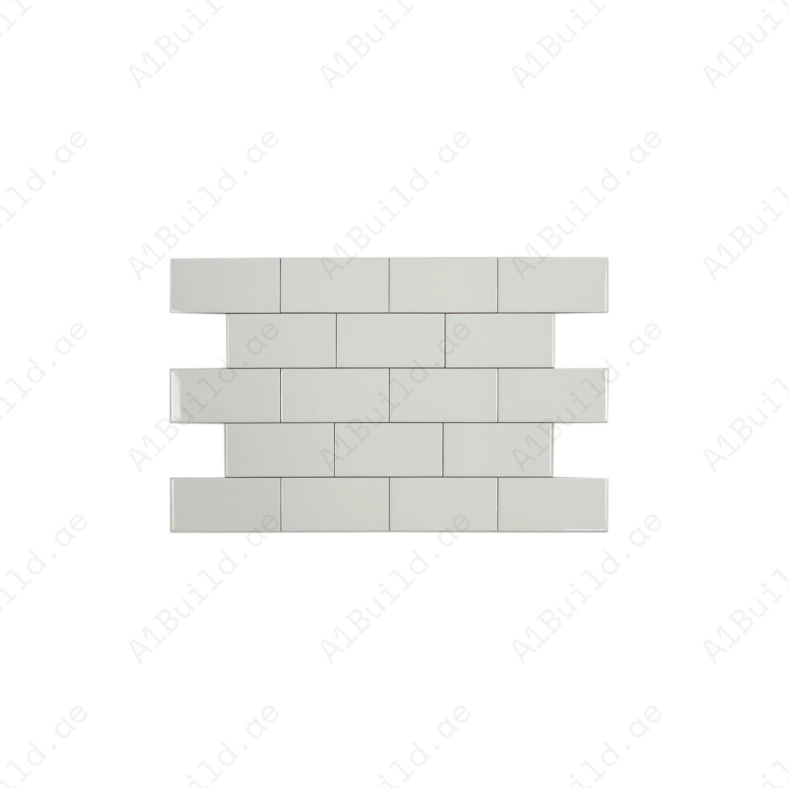 Urban Luxe Series White Matt Flat Ceramic Tile - Image 2