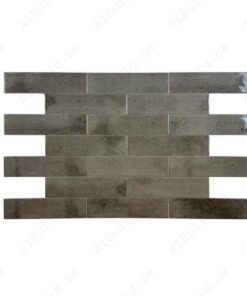 Alternative view of Venetian Dream Series Coffee Brown Glossy Porcelain Artisanal Tile