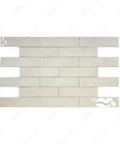 Alternative view of Venetian Dream Series Parchment Beige Glossy Porcelain Artisanal Tile