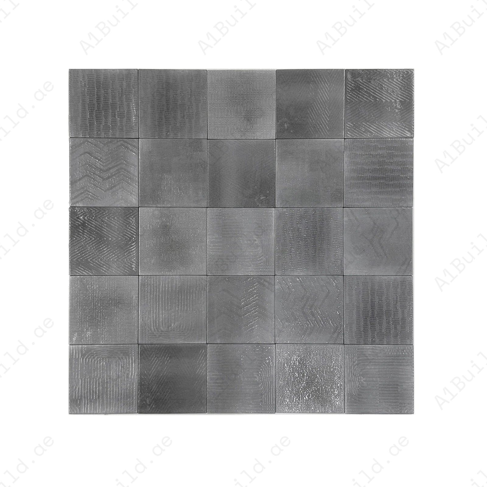 Sleek Steel Glossy Porcelain Subway Artisanal Tile