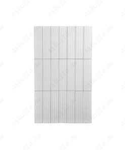 Soft White Matte Ceramic Artisanal Tile