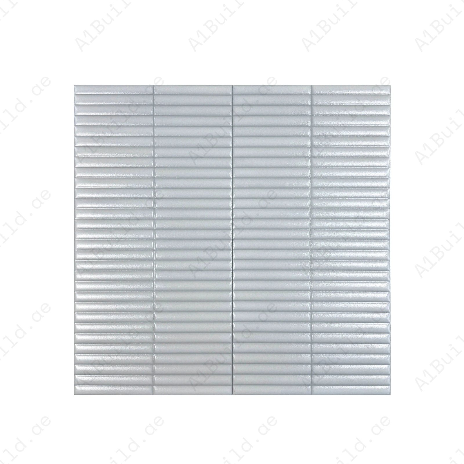 Soft White Semimatte Porcelain Tile