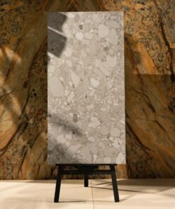 Alternative view of Sparkle Roman Crema Stone Effect Porcelain Tile 60x120cm | 09mm