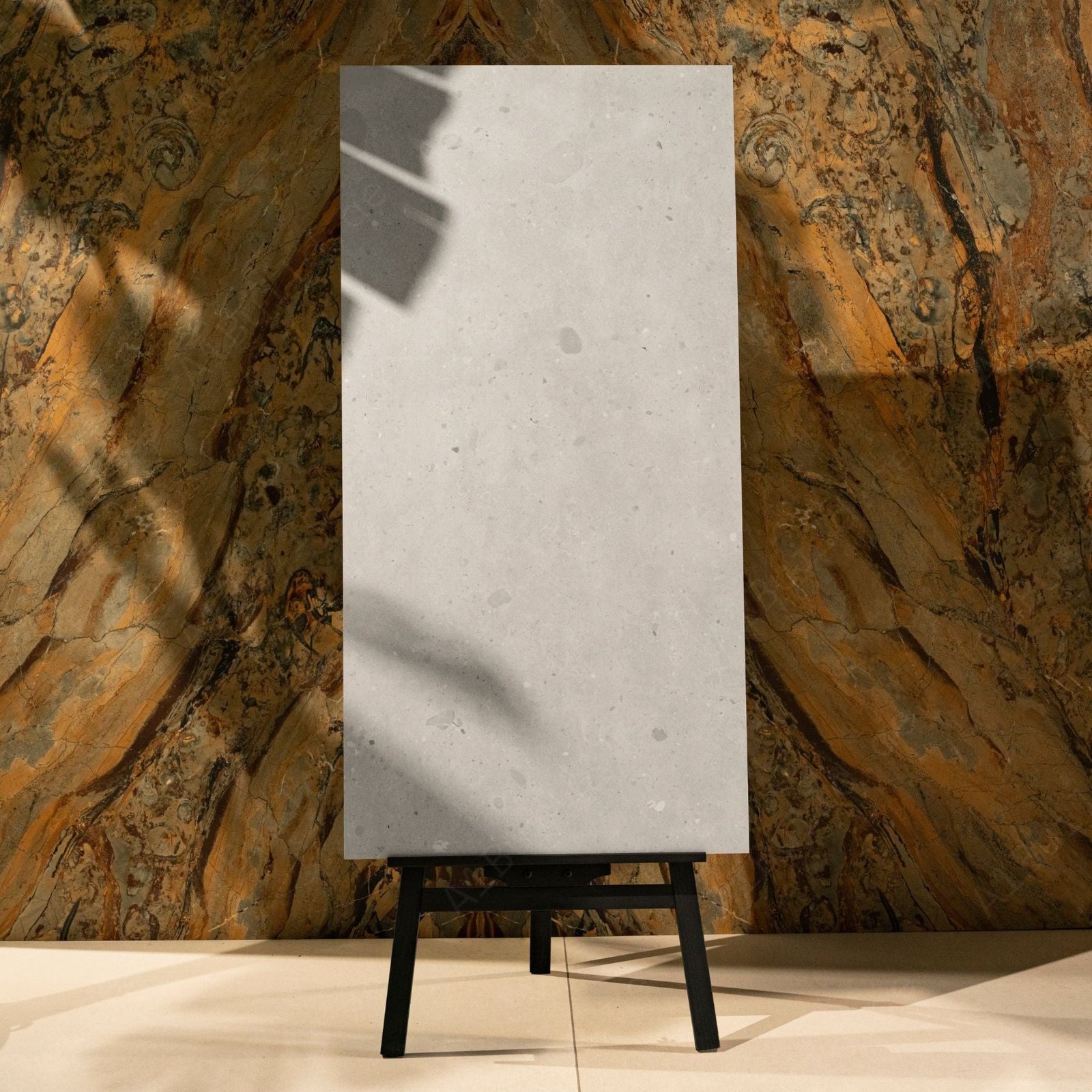 Sparkle Roman Sky Stone Effect Porcelain Tile 60x120cm | 09mm - Image 2