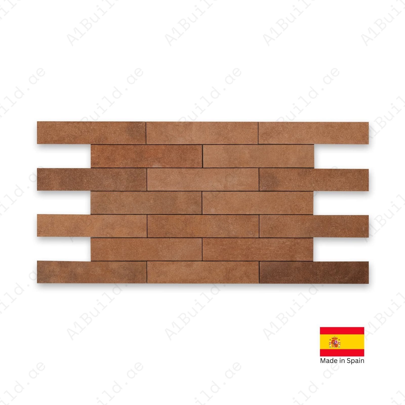 Stage Terracotta Matt 06x30cm Spanish Tiles – Indoor & Outdoor - Image 2