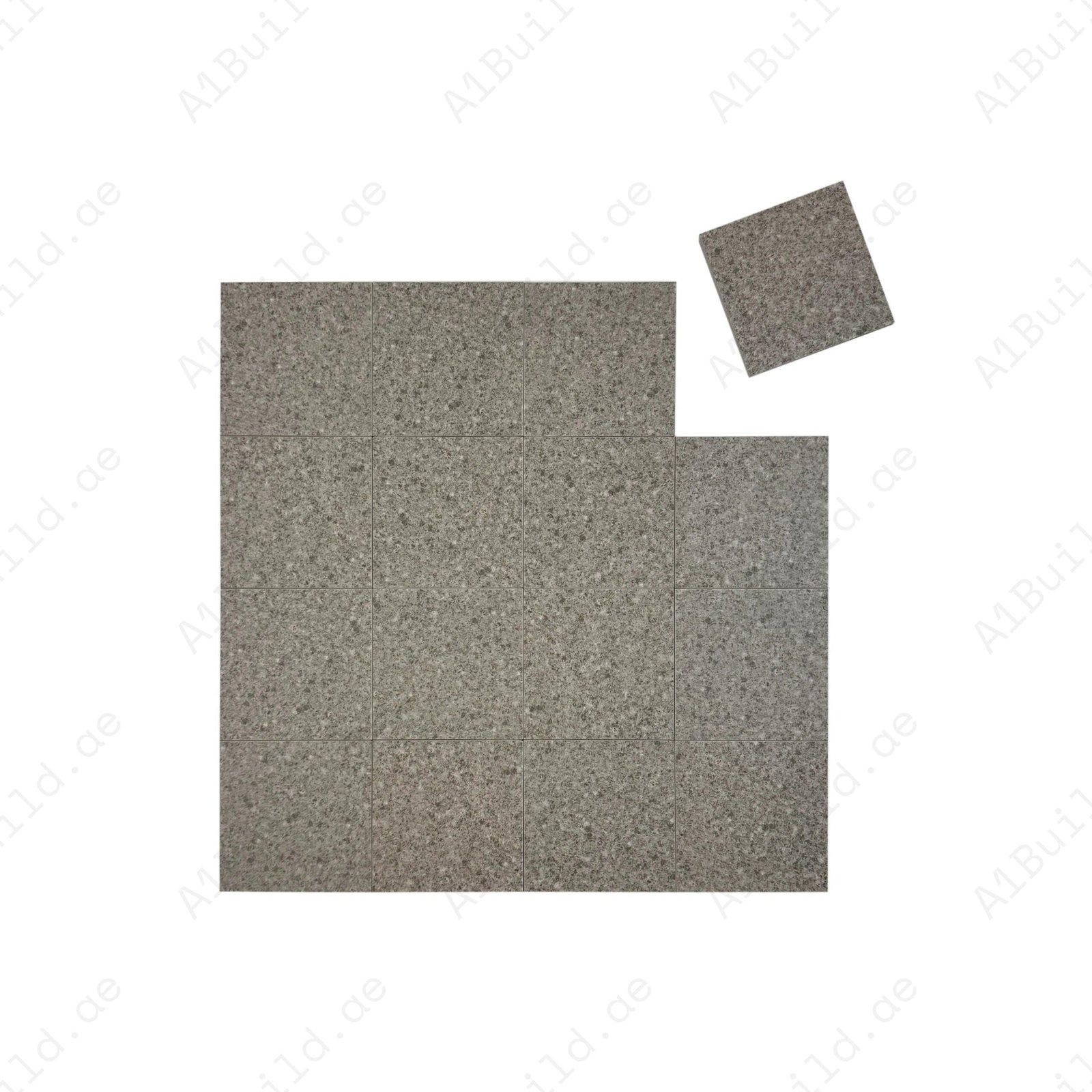 Sukabumi Porcelain Tile Series Medium Grey Matt Porcelain Tile - Image 2