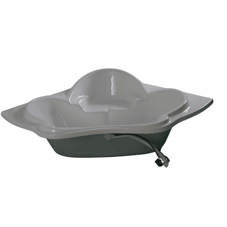 Swasan acrylic corner bathtub size 144x144cm - Image 2