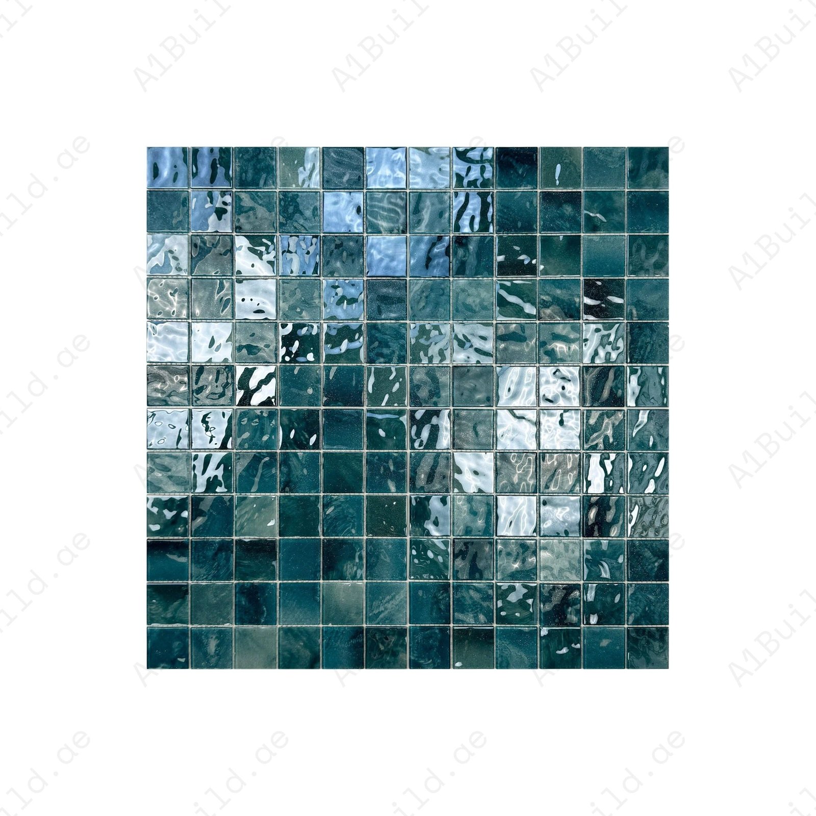 Tiffany, Sapphire & Yale Blue Marble Glass Mosaic Tile