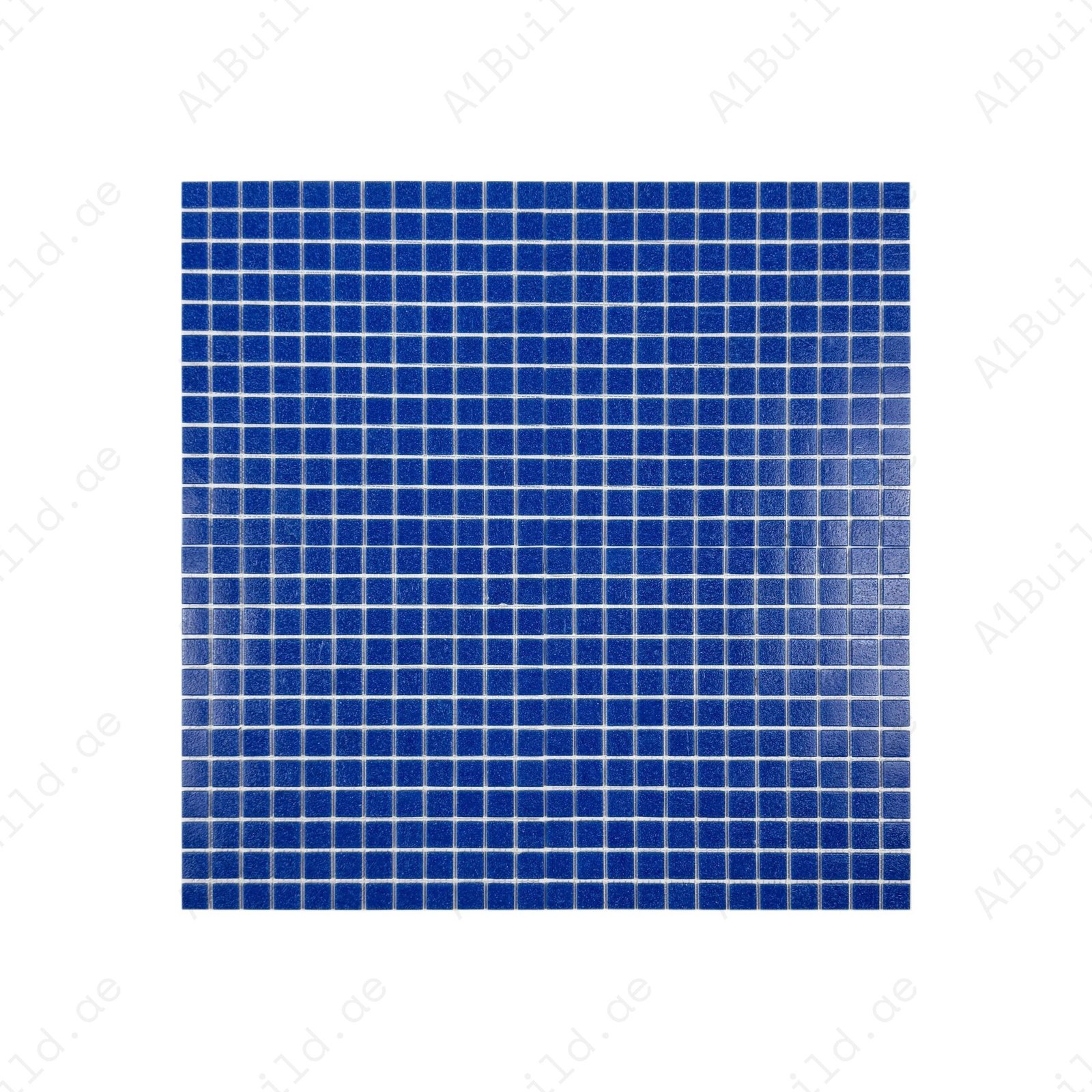Serene Spectrum Series Navy Blue Hot Melt Glass Mosaic