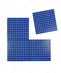 Alternative view of Serene Spectrum Series Navy Blue Hot Melt Glass Mosaic