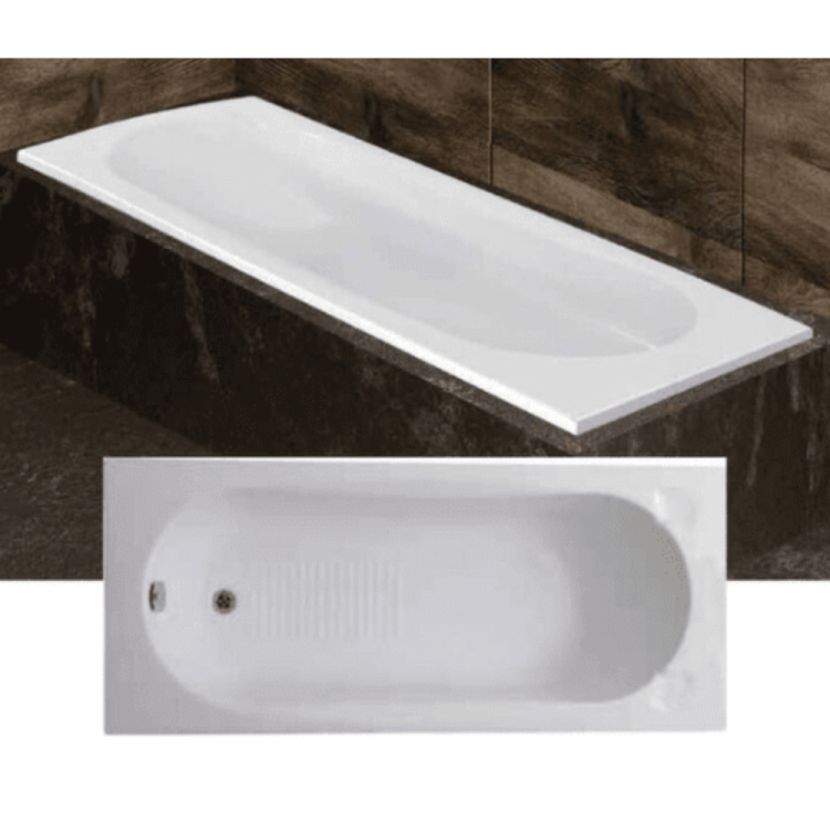 Perfect fit: standard acrylic bathtubs transforming bathrooms – 160cm & 150cm sizes