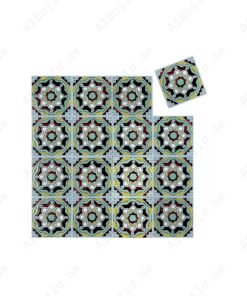 Alternative view of Desert Jewel Moroccan Style Glossy Ceramic Tile Pattern 04 – Elegant Design