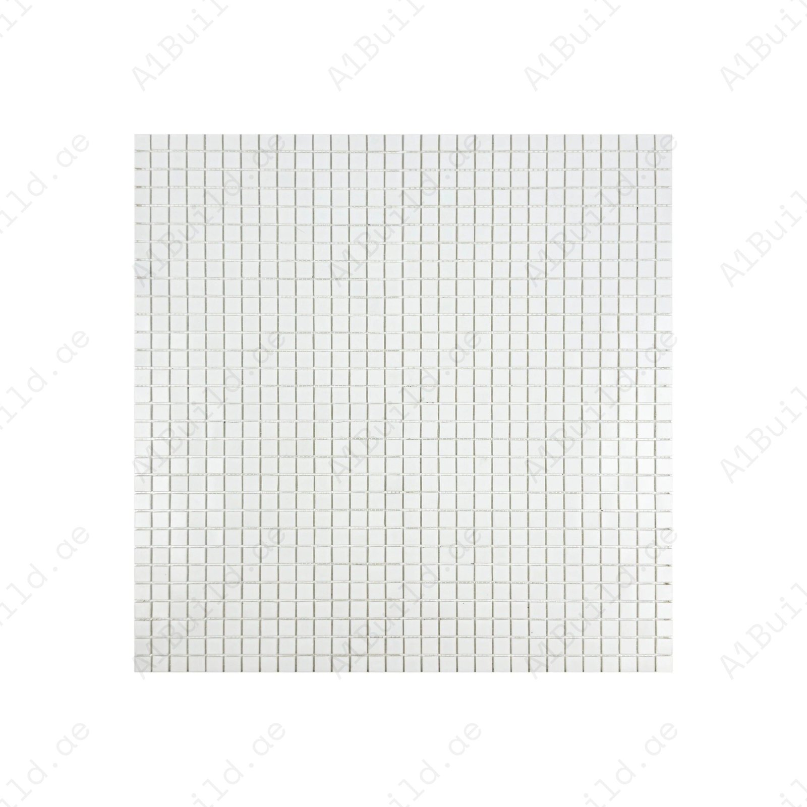 Serene Spectrum White Hot Melt Glass Mosaic