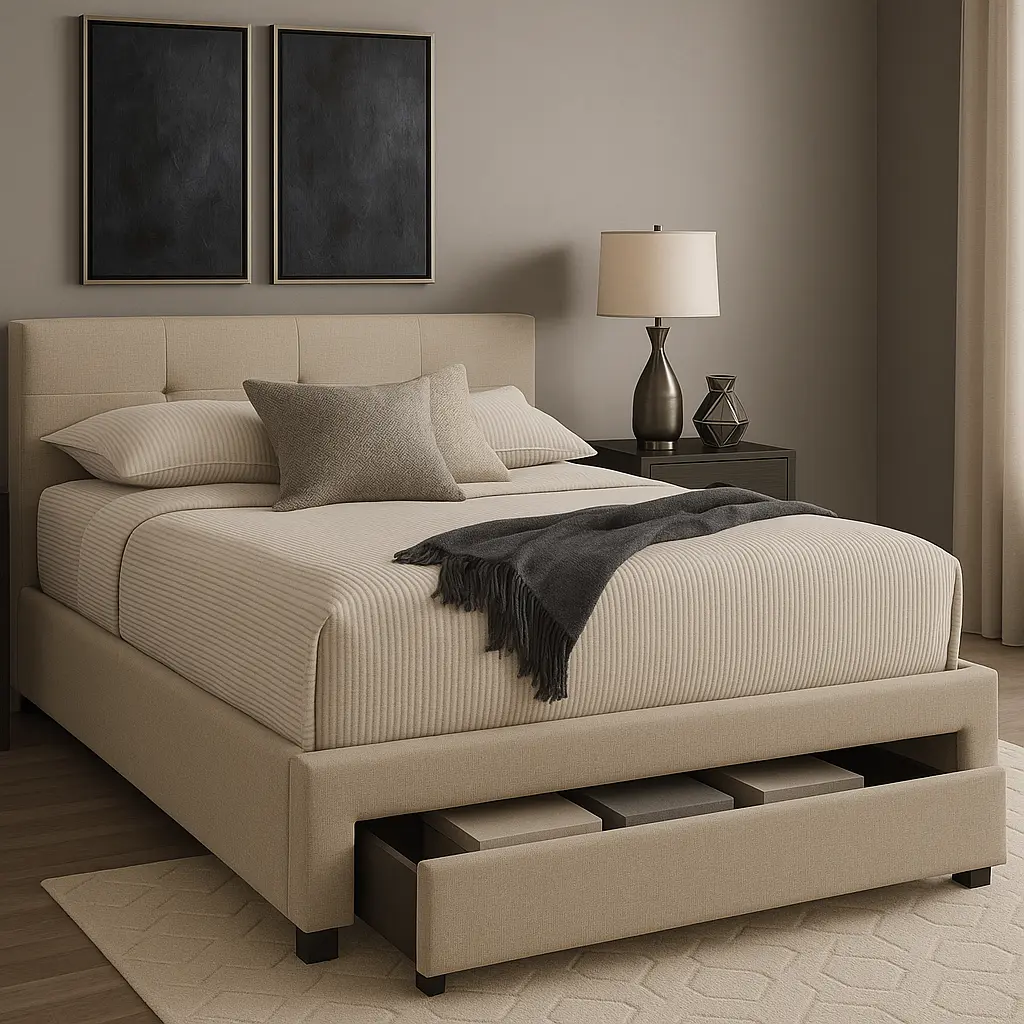 Vida Platform Storage Bed