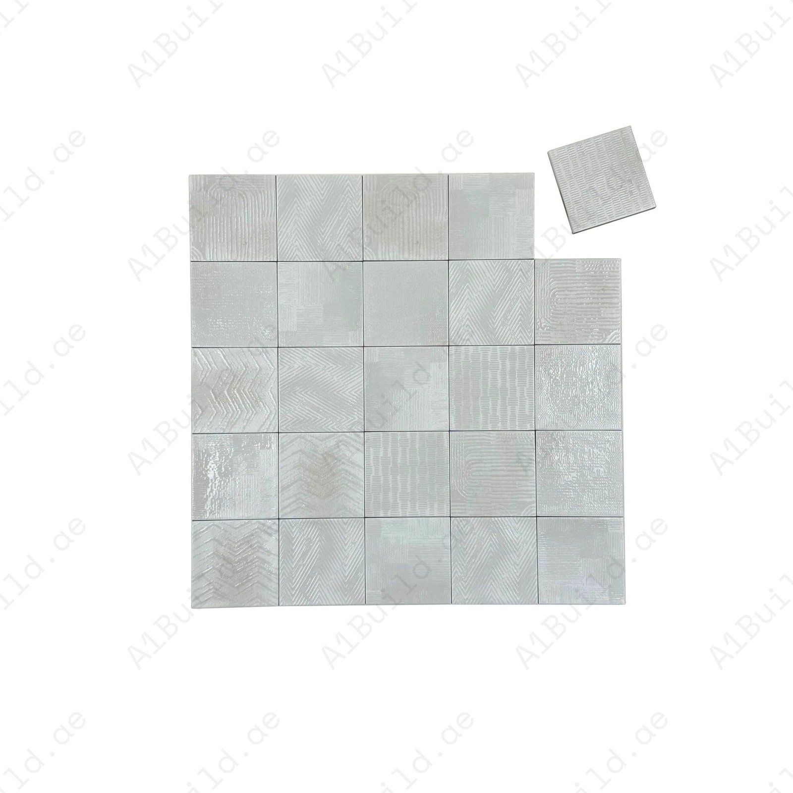 Warm White Glossy Porcelain Subway Artisanal Tile - Image 2