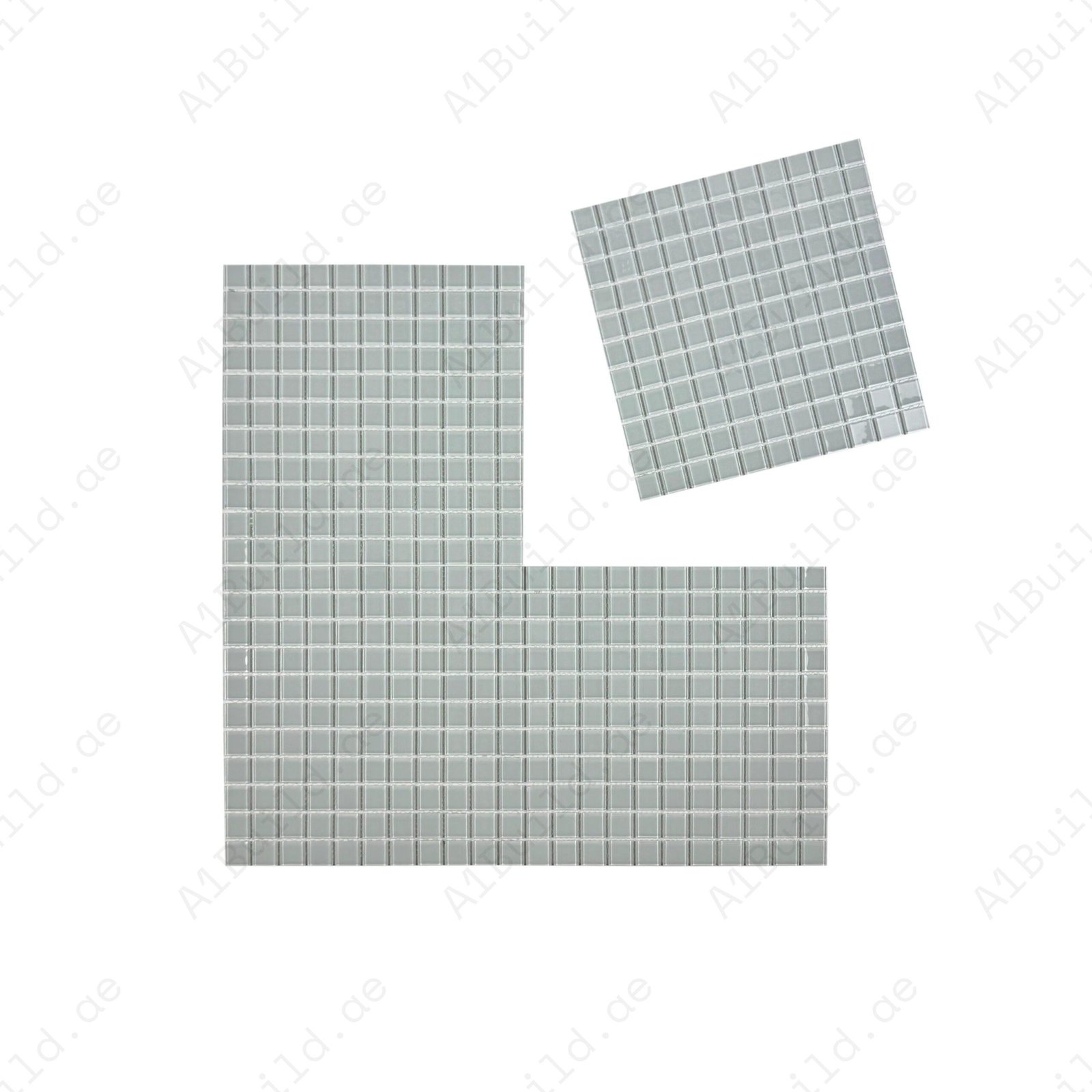 White Crystal Glass Mosaic - Image 2